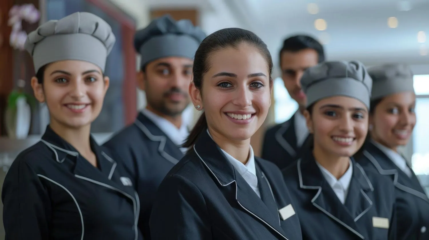 Annamal Institute students representing the heart of hospitality