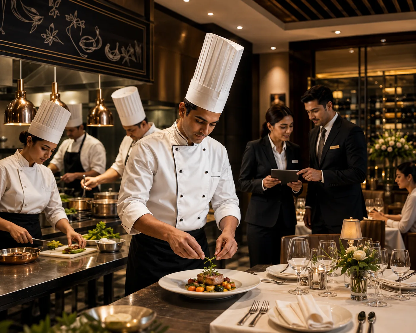 Career opportunities in Fine Dining restaurants and specialty culinary management