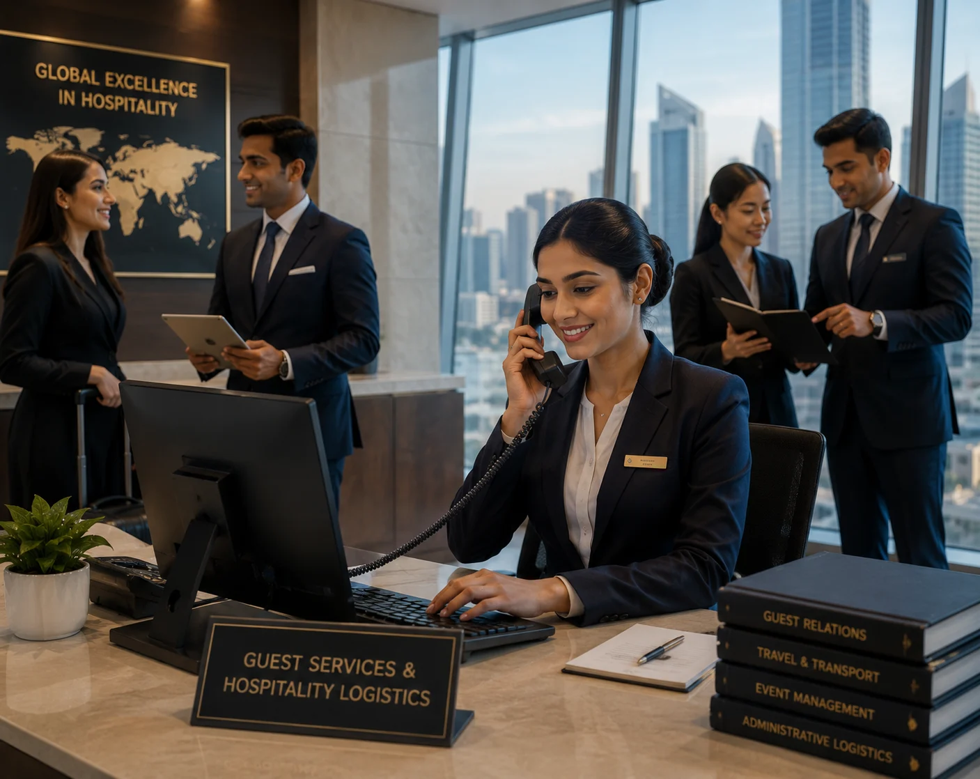 Career opportunities managing hospitality logistics in Multinational Corporations