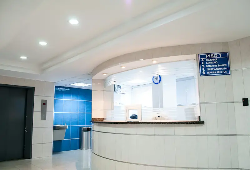 Modern hospital ward used for healthcare and vocational training