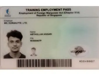 Portrait of Mr. Abthullah Ansari, Annamal Institute student