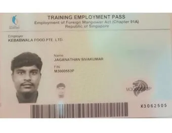 Portrait of Mr. Jaganathan Sivakumar, Annamal Institute student